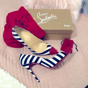 Red white blue Christian Louboutins - size 40